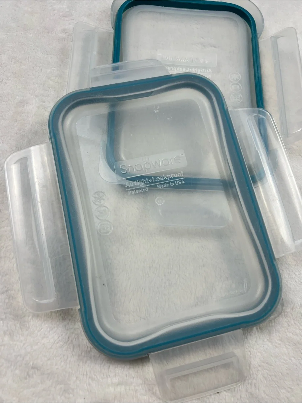 SnapWare Lid replacement 2 or 3 cups rectangle Compatible Pyrex glass container